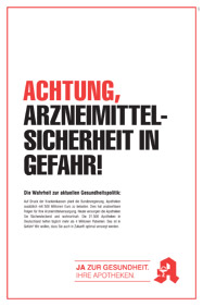 Arzneimittel-Sicherheit in Gefahr!